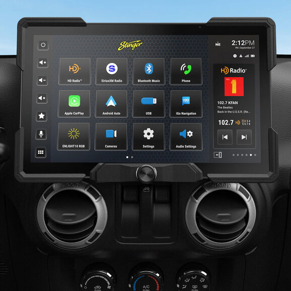 Stinger Off-Road HORIZON12 12.8" Radio Plug-&-Play Kit Stinger Off-Road JK11RB12 HORIZON12 12.8" Radio Plug-&-Play Kit for 11-18 Jeep Wrangler JK