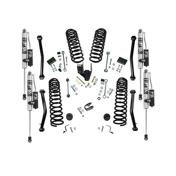 RealTruck Superlift 4" Dual Rate Coil Lift Kit with Fox 2.0 Reservoir Shocks RealTruck Superlift K184FX 4" Dual Rate Coil Lift Kit with Fox 2.0 Reservoir Shocks for 18-23 Jeep Wrangler JL Unlimited 4-Door