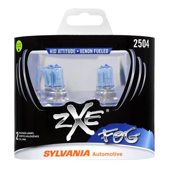Sylvania 2504SZ.BB2 #2504 SilverStar zXe Halogen Fog Bulb 2