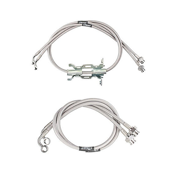 Synergy Manufacturing Stainless Braided Brake Line Kit Synergy Manufacturing Stainless Braided Brake Line Kit for 20-22 Jeep Gladiator JT