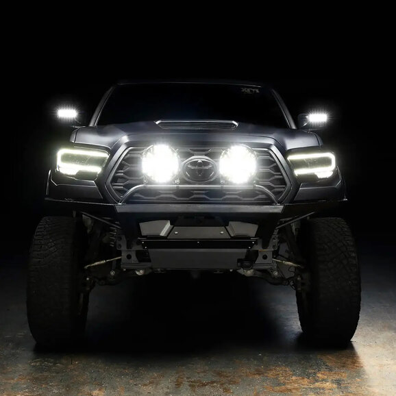 Mirror Lights on a Black Toyota Tacoma