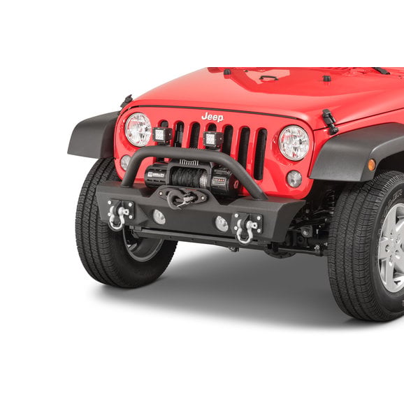 TACTIK Stubby Front Bumper with Hoop TACTIK Stubby Front Bumper with Hoop for 07-18 Jeep Wrangler JK