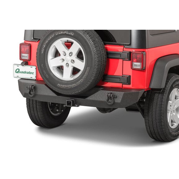 TACTIK HD Rear Bumper with 2" Receiver Hitch TACTIK HD Rear Bumper with 2" Receiver Hitch for 07-18 Jeep Wrangler JK