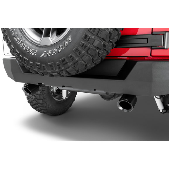 ETL Performance Matte Black Dual Cat-Back Exhaust System For 2007-2017 Jeep Wrangler JK (2DR/4DR)
