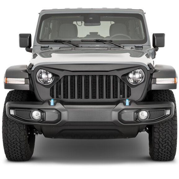 TACTIK Great White Shark Grille TACTIK Great White Shark Grille for 18-25 Jeep Wrangler JL & 20-25 Jeep Gladiator JT w/o TrailCam