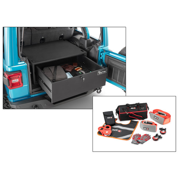 TACTIK  Storage Box for 07-23 Jeep Wrangler JK & JL