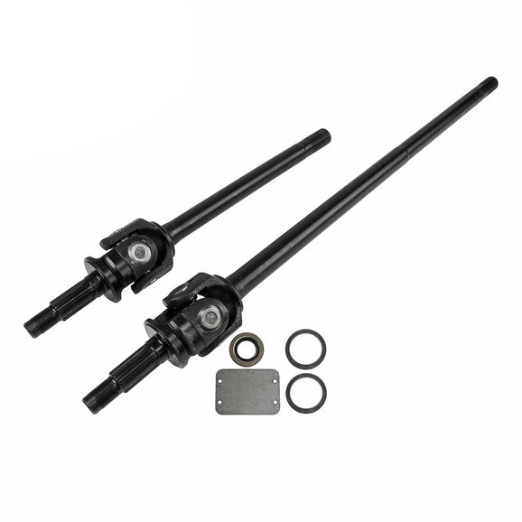 Ten Factory Front 27 Spline (Disconnect Eliminator) Chromoly Axle Kit Ten Factory MG22145 Front 27 Spline (Disconnect Eliminator) Chromoly Axle Kit for 87-95 Jeep Wrangler YJ and 84-92 Cherokee XJ with Dana 30 Axle