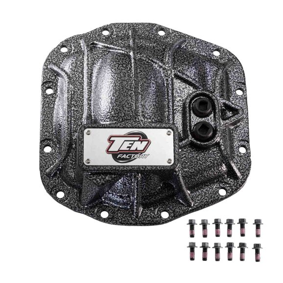 Ten Factory Dana 44 Differential Cover Ten Factory Dana 44 Differential Cover for 18-26 Jeep Wrangler JL & Gladiator JT