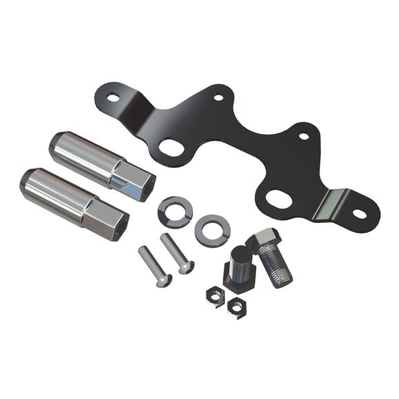 Teraflex Alpha License Plate & 3rd Brake Light Mount Kit w/ Lug Nuts Teraflex 4838162 Alpha License Plate & 3rd Brake Light Mount Kit w/ Lug Nuts for 07-18 Jeep Wrangler JK