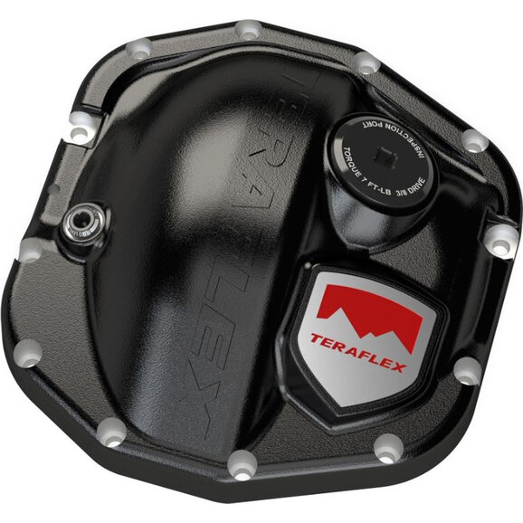 Teraflex Dana 44 Rear HD Differential Cover Teraflex 3990844 Dana 44 Rear HD Differential Cover for 21-25 Ford Bronco