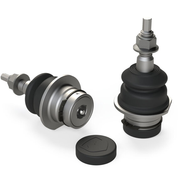 Teraflex HD Wear Adjustable Upper Ball Joints Teraflex 3453000 HD Wear Adjustable Upper Ball Joints for 21-26 Ford Bronco