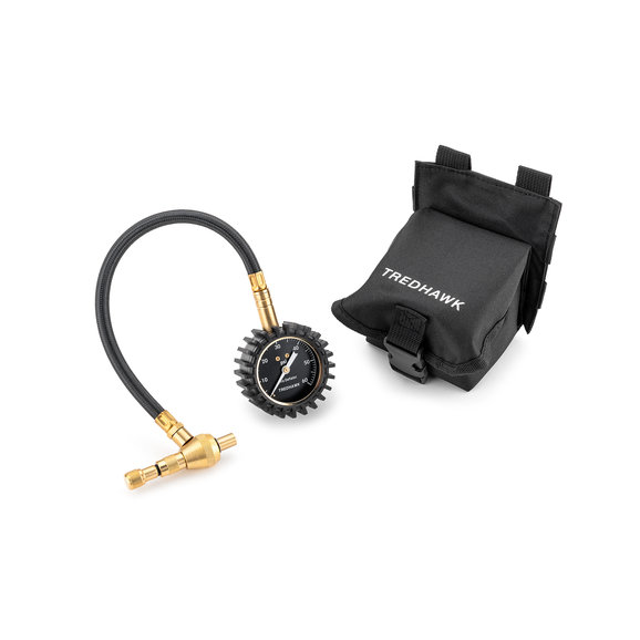 TREDHAWK Rapid Tire Deflator & Gauge with Carrying Case TREDHAWK TG-60 Rapid Tire Deflator & Gauge with Carrying Case