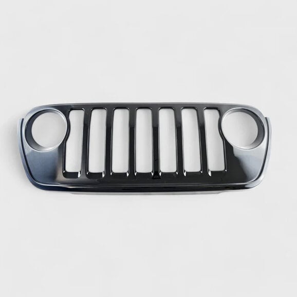 Trim Illusion Delete Grille Overlay Trim Illusion ABS6814BLK Delete Grille Overlay - in Black for 2020-2023 Jeep Gladiator Sport, Sport S, or Texas Trail