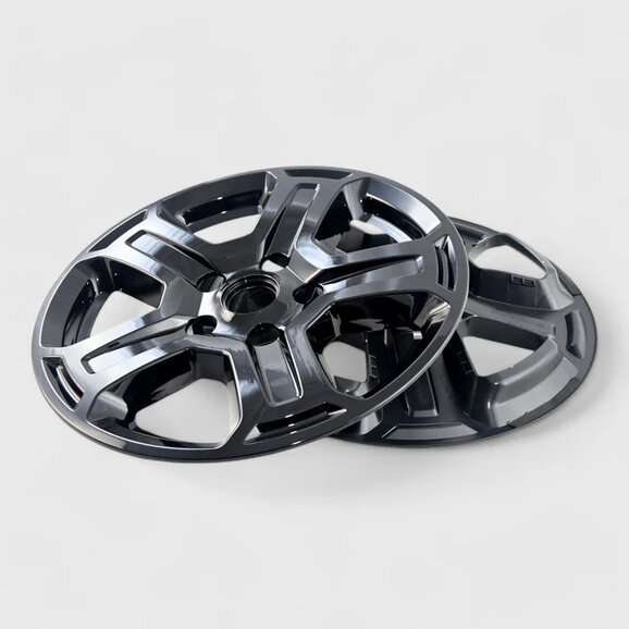 Trim Illusion 10 PCS Gloss Black Snap-on Wheel Skin Set Trim Illusion WSK706-17BLK 10 PCS Gloss Black Snap-on Wheel Skin Set for 18-23 Jeep Wrangler JL