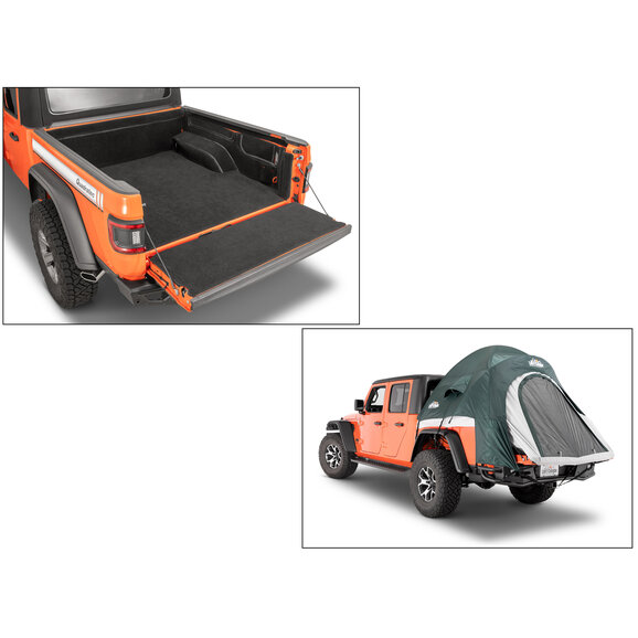 Tru-Fit BedGuard® Premium Bed Carpet Kit with FREE Lost Canyon Truck Bed Tent Tru-Fit BedGuard® Premium Bed Carpet Kit with FREE Lost Canyon Truck Bed Tent for 20-26 Jeep Gladiator JT
