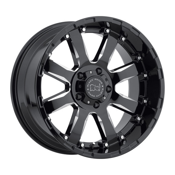 Black Rhino Hard Alloys Sierra Wheel Black Rhino Hard Alloys Sierra Wheel for 07-26 Jeep Wrangler JL, JK & Gladiator JT