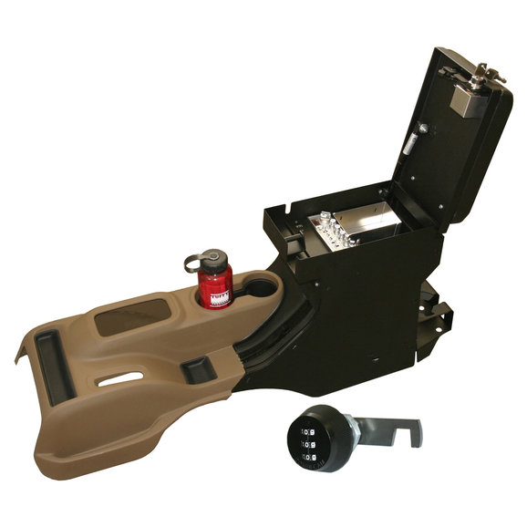 Tuffy Security Products Rear Half Security Console Tuffy 274-01 Security Products Rear Half Security Console for 11-18 Jeep Wrangler JK