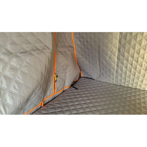 Tuff Stuff Overland  Insulated Rooftop Quilted, Zip-In, Liner in Gray 