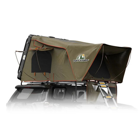 Tuff Stuff Overland Alpha Hardshell Rooftop Tent, 3 Person Tuff Stuff Overland Alpha Hardshell Rooftop Tent, 3 Person