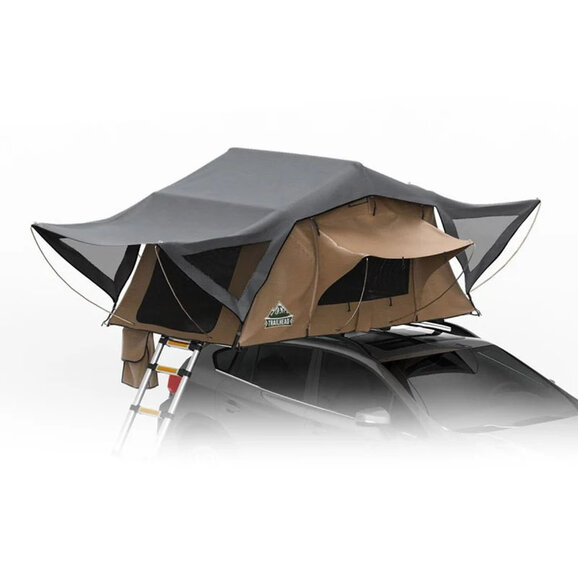 Tuff Stuff Overland Trailhead Rooftop Tent, 2 Person, in Tan Tuff Stuff Overland TS-RTT-TRAILHEAD Trailhead Rooftop Tent, 2 Person, in Tan
