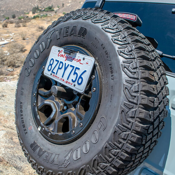 Turn Offroad Tire Carrier License Plate Relocation Bracket Turn Offroad RB1-LP1 Tire Carrier License Plate Relocation Bracket for 21-26 Ford Bronco