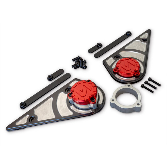 Turn Offroad Billet Lower Control Arm Mount Covers Turn Offroad SULM-M1 Billet Lower Control Arm Mount Covers for 21-26 Ford Bronco