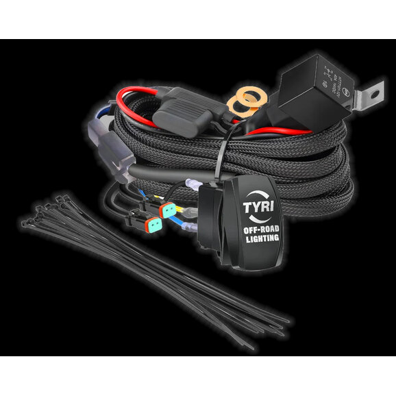 Tyri Off-Road Lights Relay Wiring Harness Tyri Off-Road Lights Relay Wiring Harness