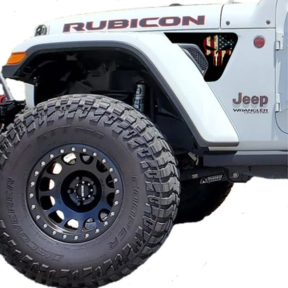 Under The Sun Inserts  Side Vent Decals for 18-24 Jeep Wrangler JL & Gladiator JT