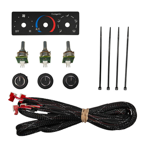 Vintage Air SureFit Control Panel Kit Vintage Air 479030 SureFit Control Panel Kit for 67-85 Jeep Wagoneer SJ