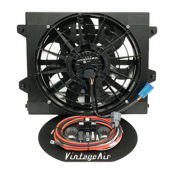 Vintage Air 16" LoPro 500 Watt Brushless Fan & Shroud Kit Vintage Air 372035 16" LoPro 500 Watt Brushless Fan & Shroud Kit for 87-95 Jeep Wrangler YJ