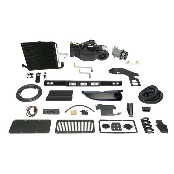 Vintage Air Gen5 SureFit Complete AC Kit Vintage Air 945694 Gen5 SureFit Complete AC Kit for 87-90 Jeep Wrangler (Serpentine)