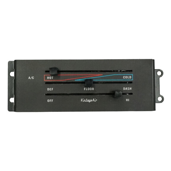 Vintage Air SureFit Control Panel Kit Vintage Air 474136 SureFit Control Panel Kit for 87-95 Jeep Wrangler YJ