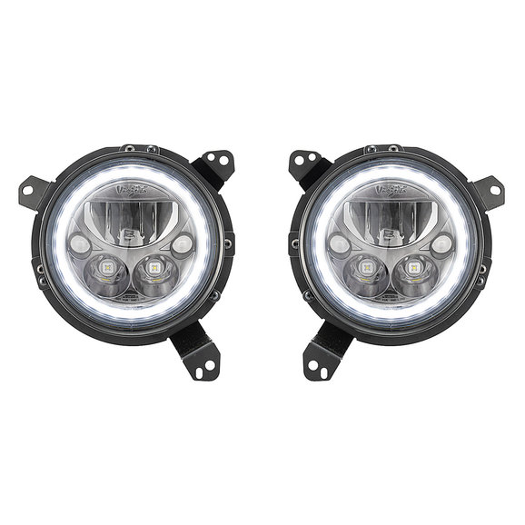 Vision X  Vortex Halo LED Headlight Pair for 18-21 Jeep Wrangler JL & 20-21 Gladiator JT
