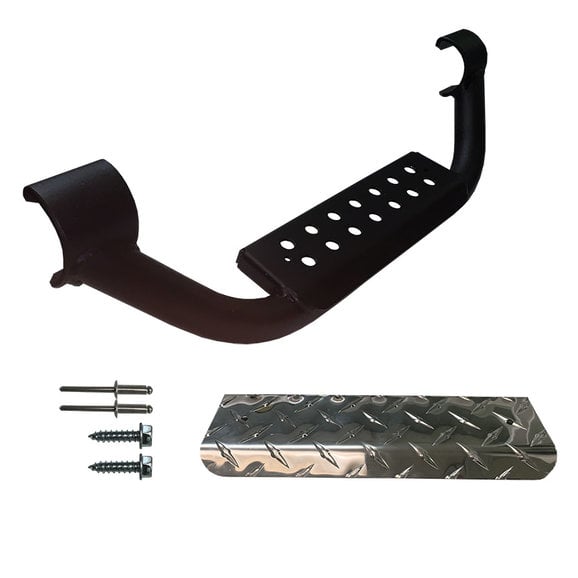 Warrior Products 6" Drop Step with Diamond Plate Step Pad Warrior Products 6" Drop Step with Diamond Plate Step Pad