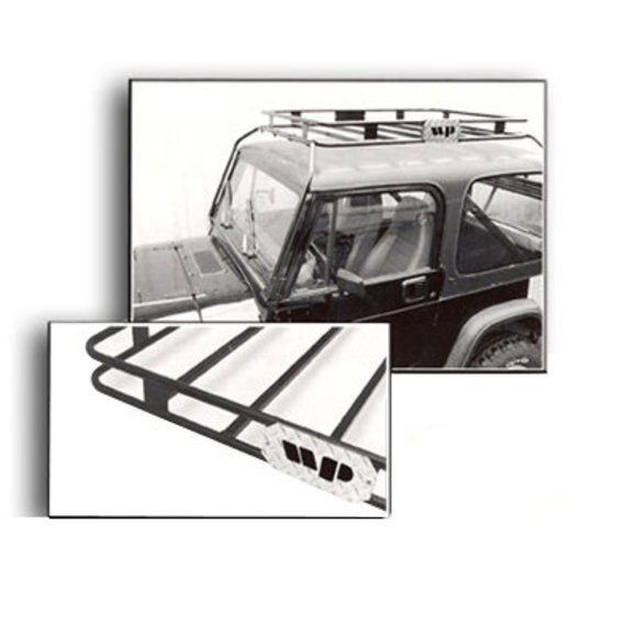 Warrior Products 856 Safari Roof Rack For 76 95 Jeep Cj Wrangler Yj Quadratec
