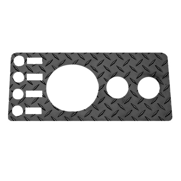 Warrior Products Dash Panels without Radio Cutouts Warrior Products  Dash Panels without Radio Cutouts for 76-86 Jeep CJ5, CJ7 & CJ8