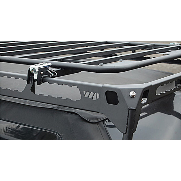 Warrior Products 10982 MOD Roof Rack for 07 18 Jeep Wrangler JK 2 Door Quadratec