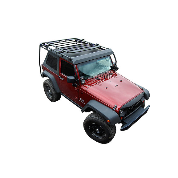 Warrior Products MOD Roof Rack Warrior Products 10982 MOD Roof Rack for 07-18 Jeep Wrangler JK 2-Door
