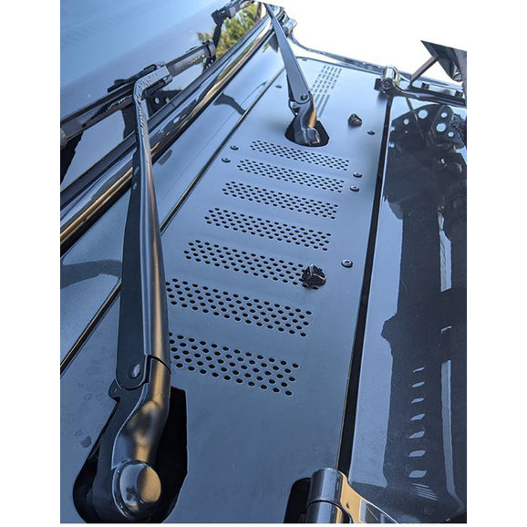 Warrior Products  Center Cowl Cover with Nozzle Relocation for 18-22 Jeep Wrangler JL & Gladiator JT 