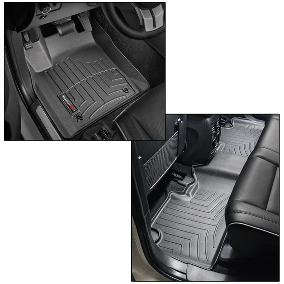 WeatherTech DigitalFit Front & Rear FloorLiner WeatherTech DigitalFit Front & Rear FloorLiner for 13-15 Jeep Grand Cherokee WK2