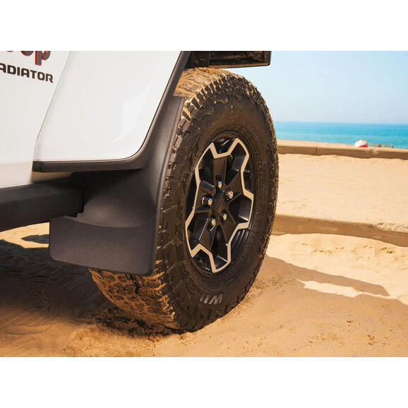 WeatherTech No-Drill Mudflaps WeatherTech No-Drill Mudflaps for 18-25 Jeep Wrangler JL & Gladiator JT