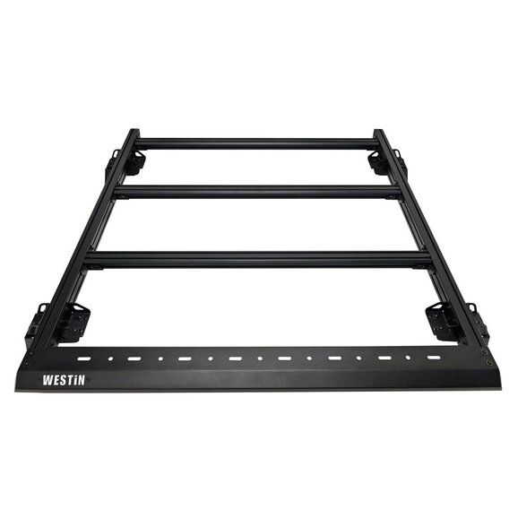 Westin Mesa Roof Rack Textured Black Westin 15-00075 Mesa Roof Rack Textured Black for 18-24 Jeep Wrangler JL Unlimited 4-Door