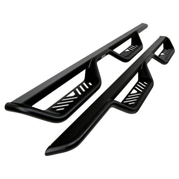 Westin Outlaw Drop Nerf Bars Textured Black Westin 20-13295 Outlaw Drop Nerf Bars Textured Black for 07-18 Jeep Wrangler JK Unlimited 4-Door
