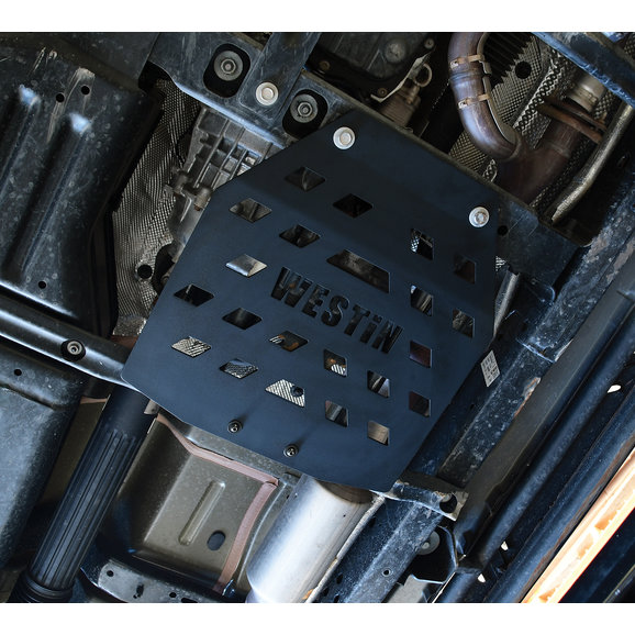 Westin Transfer Case Skid Plate Westin 42-21085 Transfer Case Skid Plate for 18-19 Jeep Wrangler JL
