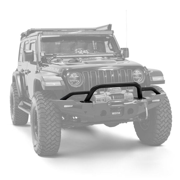 Westin XTS Round Bull Bar Westin 59-741195 XTS Round Bull Bar for 18-25 Jeep Wrangler JL & Gladiator JT with XTS Bumper