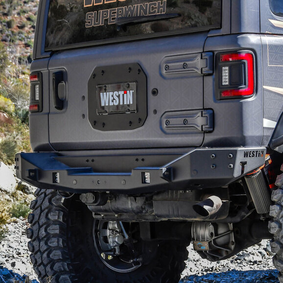 Westin Westin XTS Rear Bumper Westin 59-712195 Westin XTS Rear Bumper for 18-25 Jeep Wrangler JL