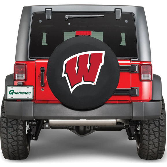 NCAA Wisconsin W Logo Tire Cover NCAA Wisconsin W Logo Tire Cover