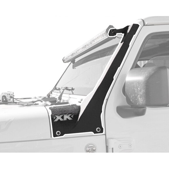 XKGLOW A-Pillar 52" Bar Bracket XKGLOW XK-BRC-JL-AP A-Pillar 52" Bar Bracket for 18-25 Jeep Wrangler JL & Gladiator JT