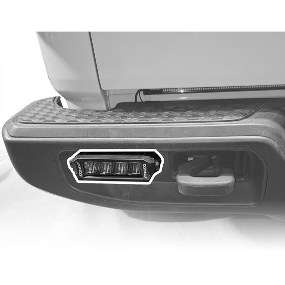 XKGLOW Rear Bumper 6" Bar Bracket XKGLOW XK-BRC-JT-RB Rear Bumper 6" Bar Bracket for 20-25 Jeep Gladiator JT