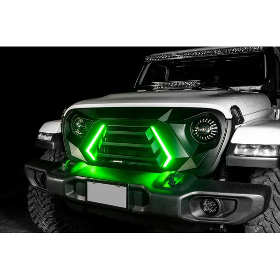 XKGLOW  XKchrome LED Grill Kit with DRL Sequential Turn for Jeep Wrangler and Gladiator for 07-25 Jeep Wrangler JK, JL, & Gladiator